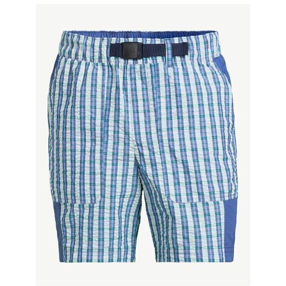 Men’s Blocked Seersucker Lightweight Comfy Shorts Size XXXL (48-50) - Picture 3 of 7
